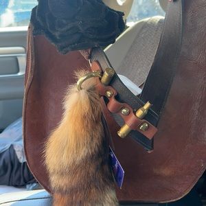 The Rowdy Rose ammo strap leather shoulder bag purse